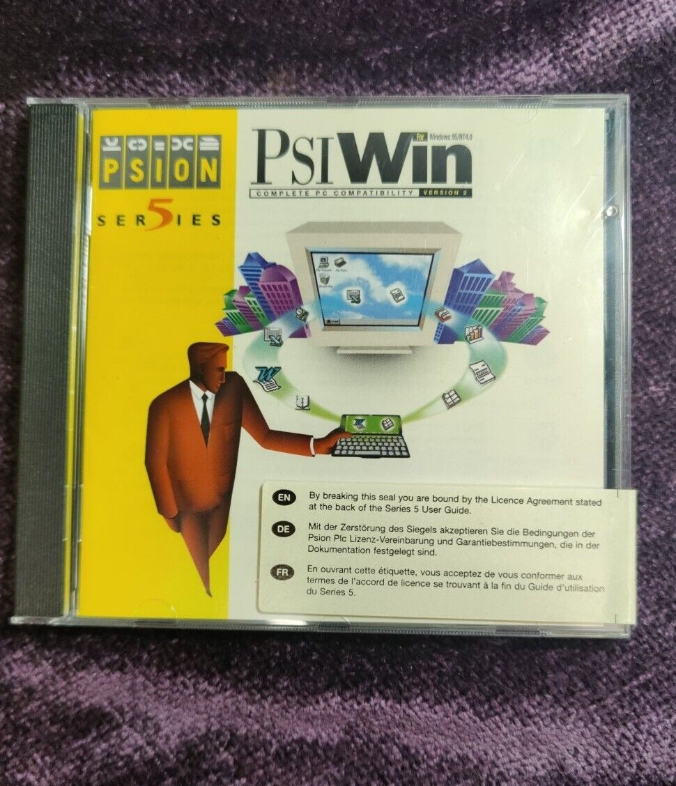 Psion PSI Win2 | Vintage Software | Original Disk Mint | Version 2 Rev 1.1