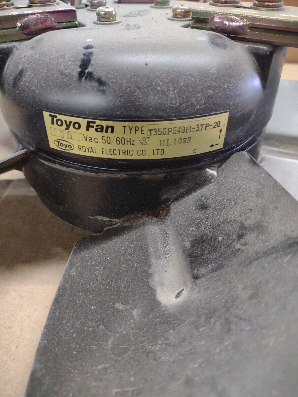 TOYO FAN TP350P459H-3TP-20 200VAC 