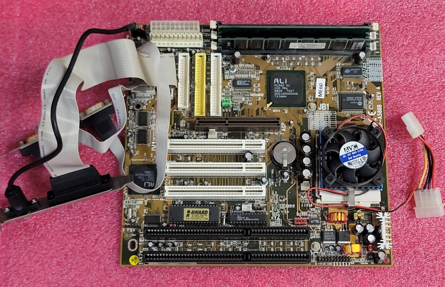Ali Motherboard, IDT  Winchip C6 240MHz CPU & 160MB RAM DOS Retro Gaming #ME60