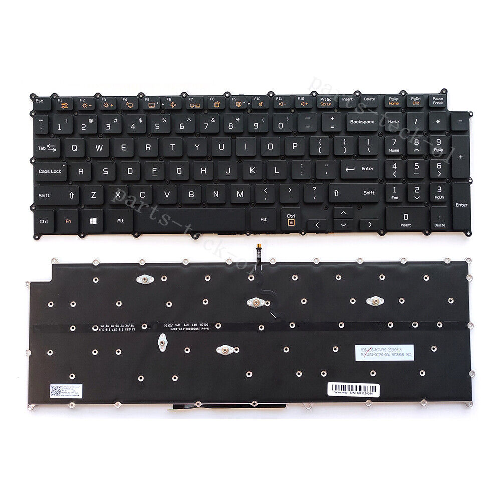 New Black Backlit Keyboard For LG 17Z90N-V -N 17U70P 17U70P-P 17UD70P US