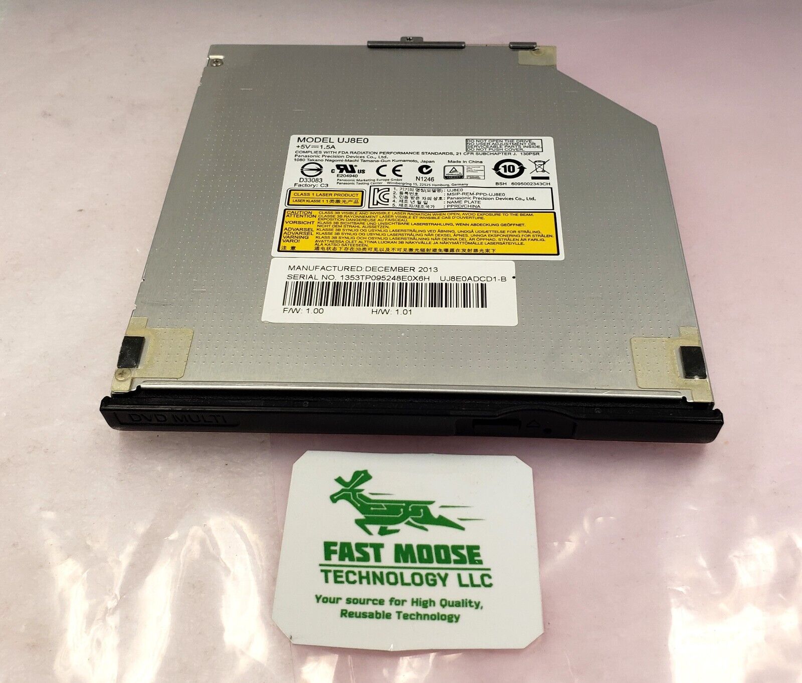 CD DVD Burner Writer Player Drive for Panasonic Toughbook CF-53 Laptop
