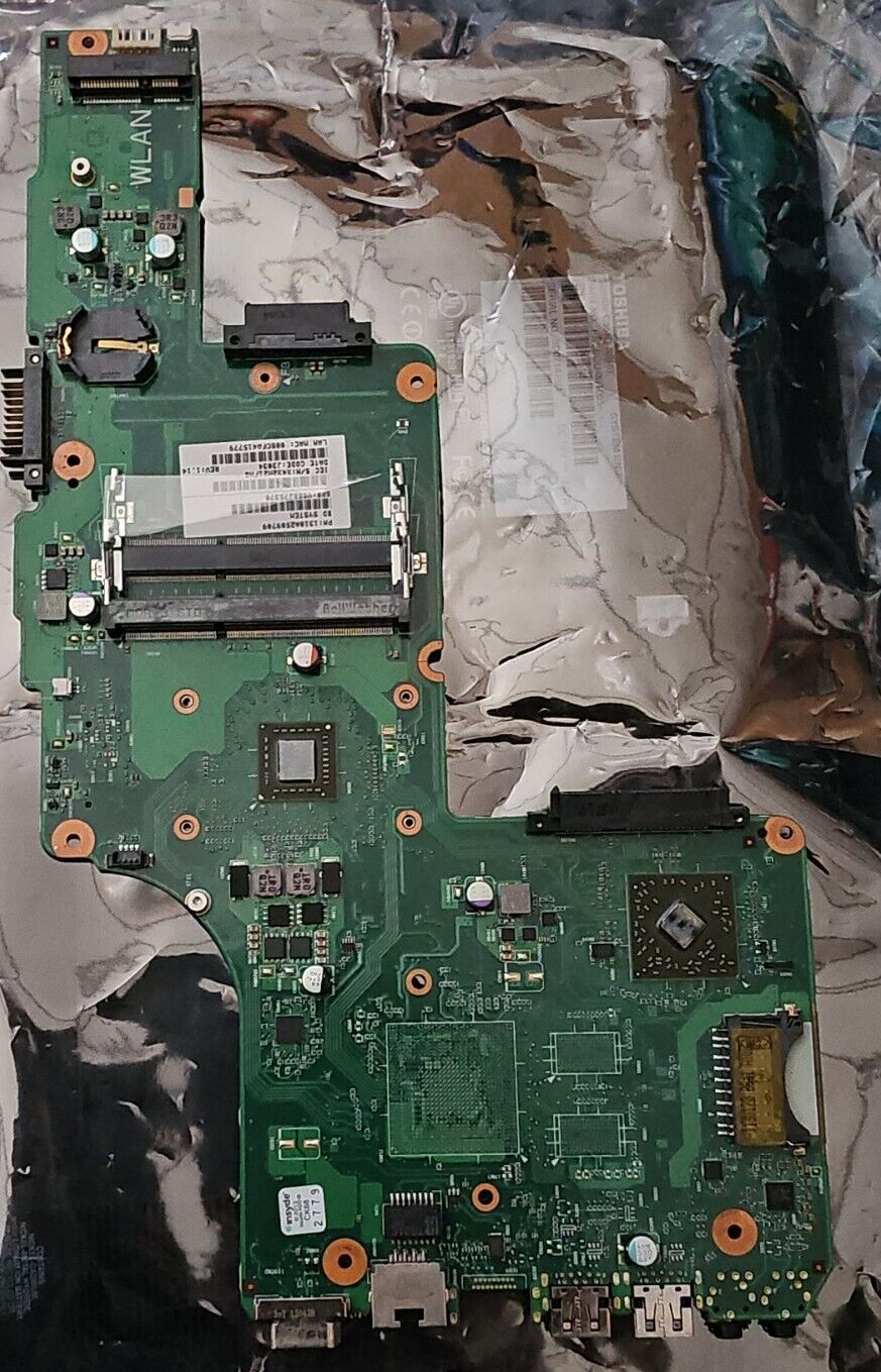 Toshiba Motherboard From A Satellite C855 Laptop AMD 1.4GHz 