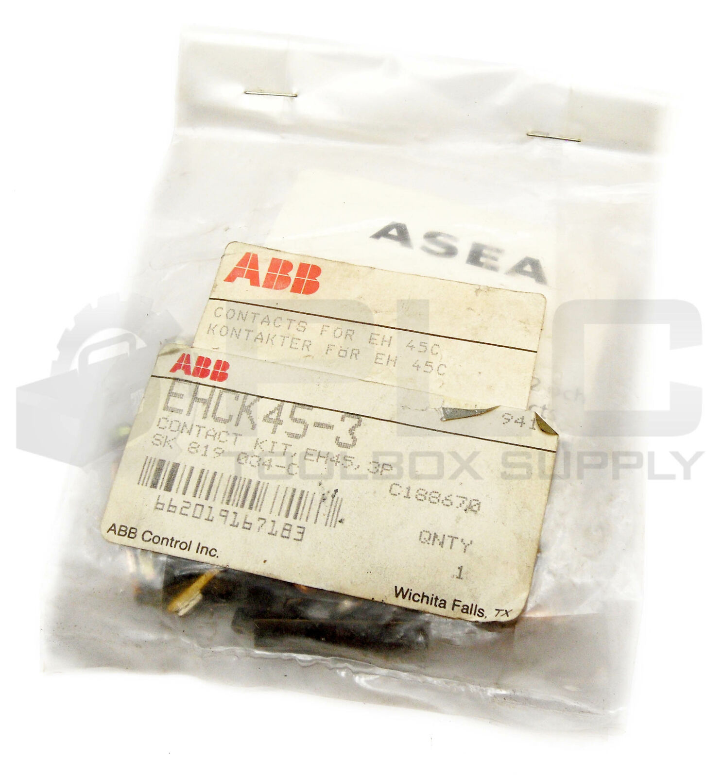NEW SEALED ABB EHCK45-3 CONTACT KIT EH45 3 POLE SK 819 034-C