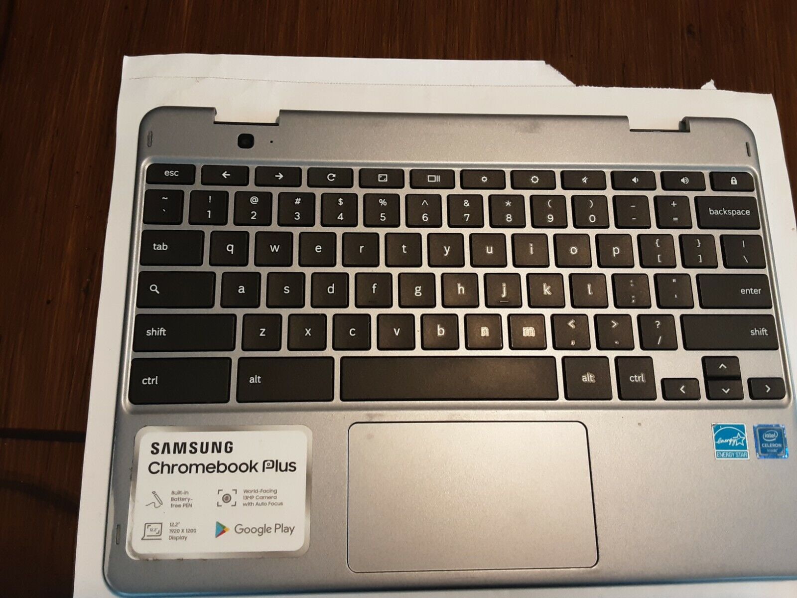 For Samsung Chromebook XE525QBB-K01US Palmrest Keyboard & Touchpad BA98-01710A