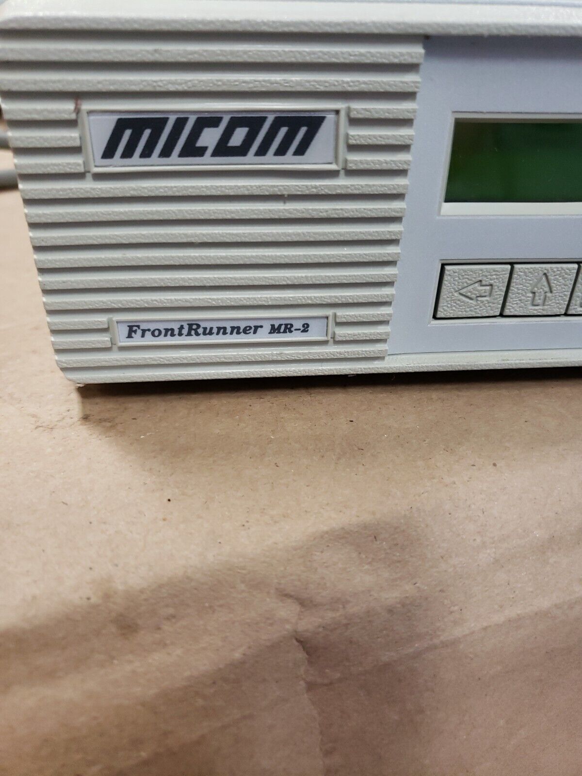 MICOM 5000D FRONTRUNNER MR-2 DIAL BACKUP BOARD WITH AC ADAPTER