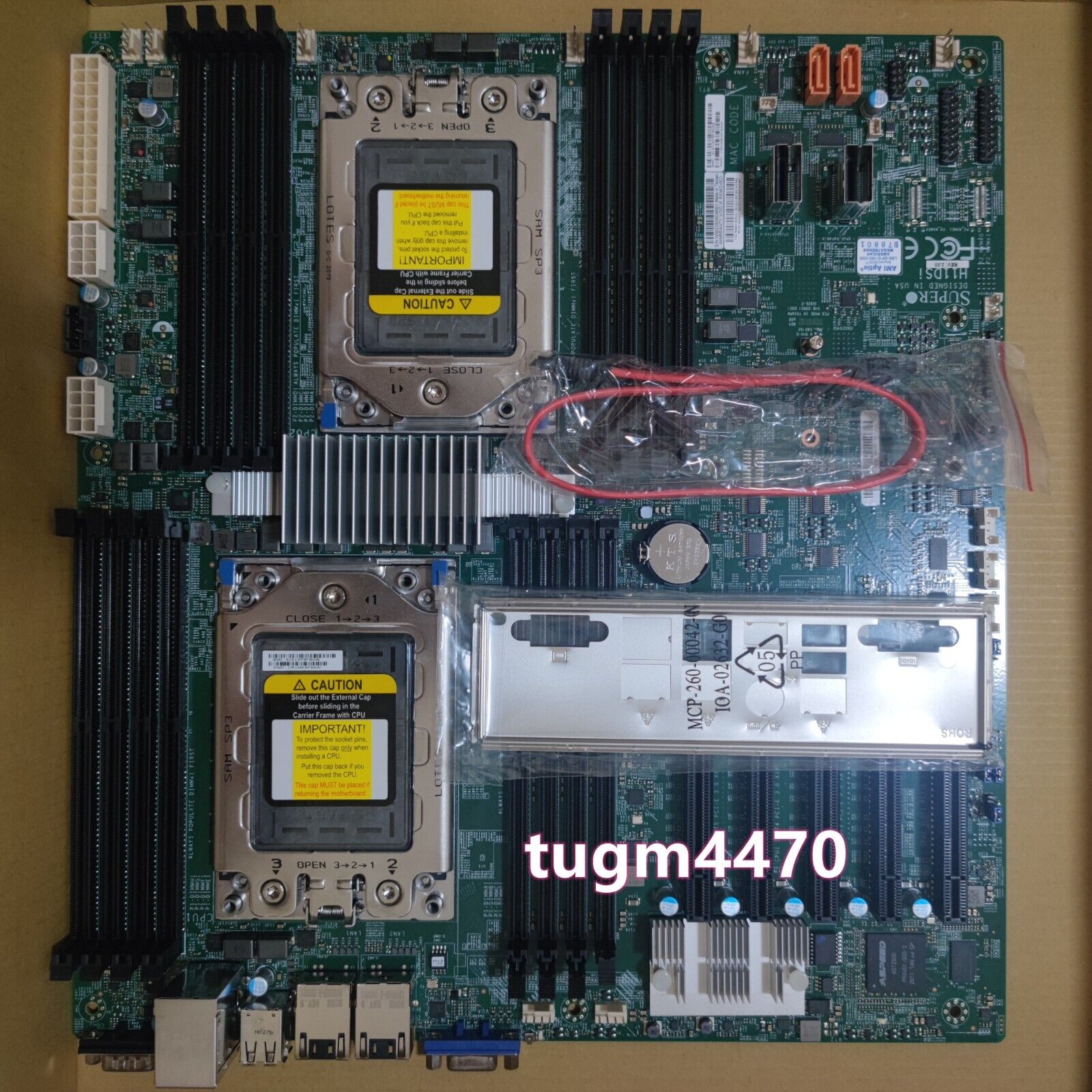 Supermicro h11dsi-nt 10 Gigabit Ethernet port supports dualAMD epyc 7001/7002cpu