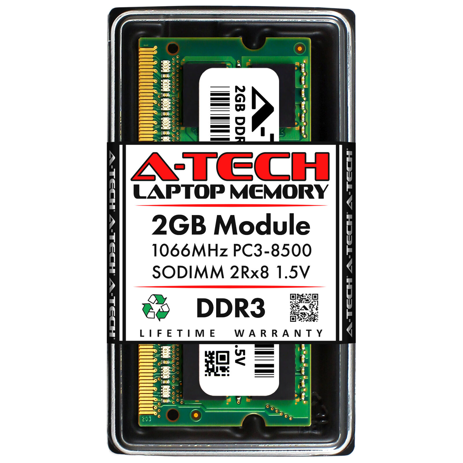 2GB DDR3-1066 SODIMM Samsung M471B5673EH1-CF8 Equivalent Laptop Memory RAM