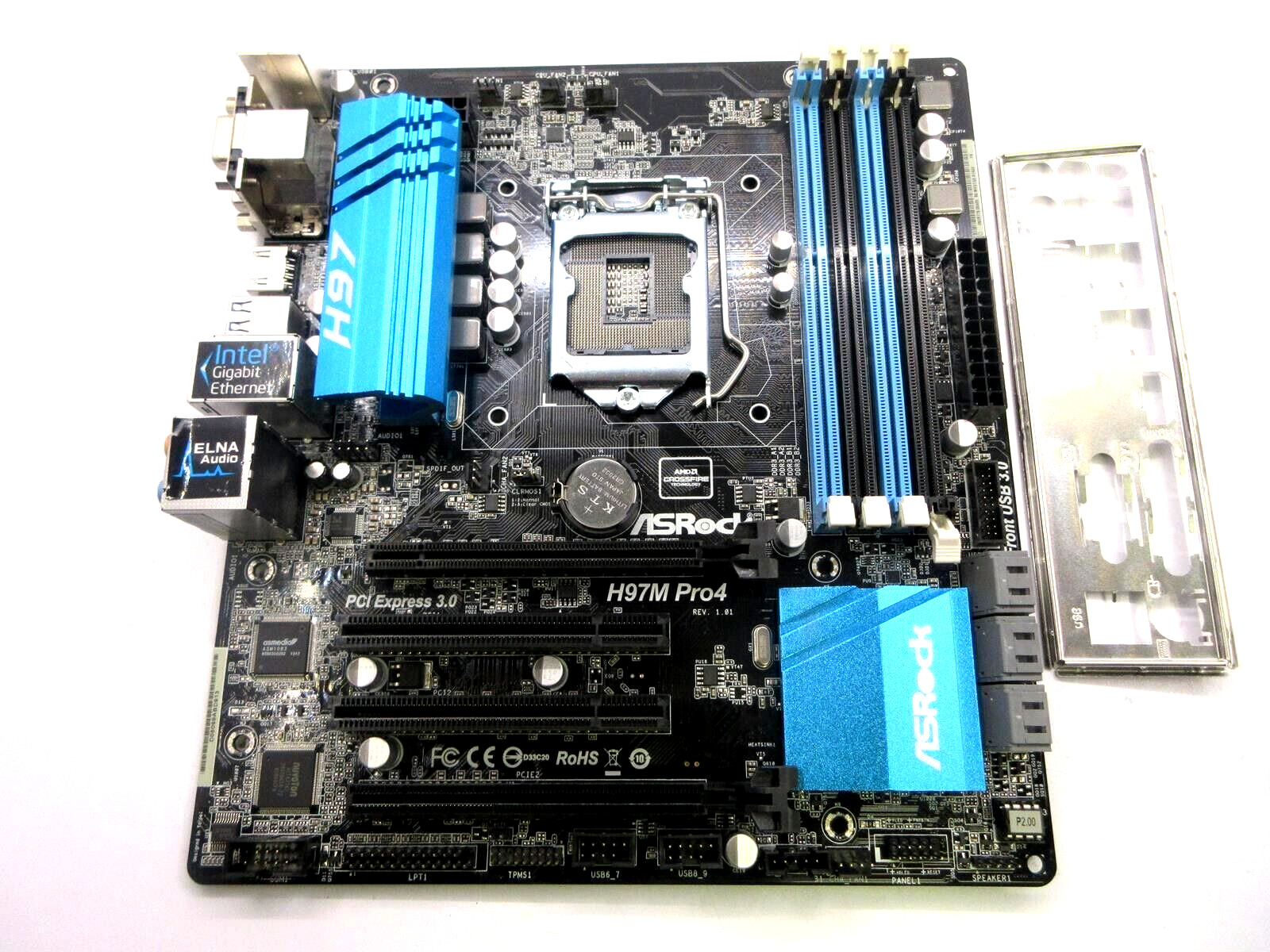 ASROCK Motherboard H97M PRO4 No POST or Power - For Parts