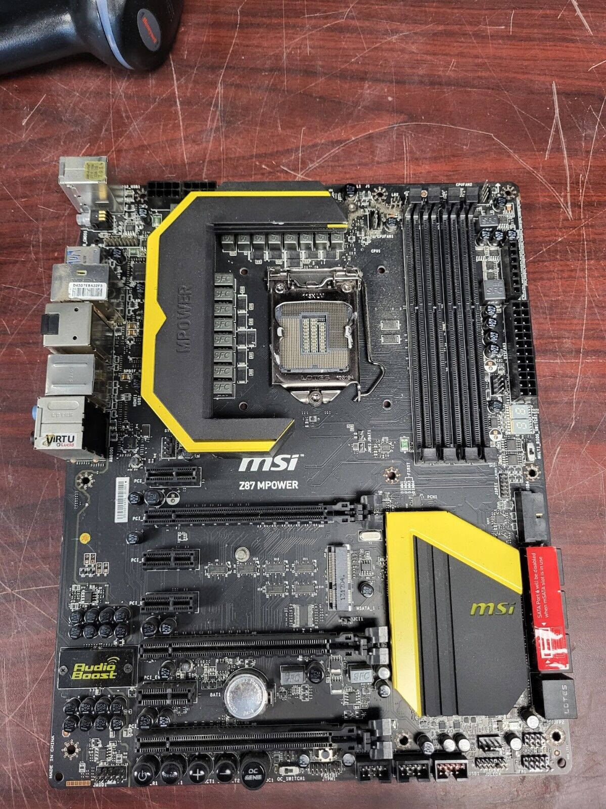 MSI Z87 MPOWER USB 3.0 ATX Motherboard Tested/Working #73
