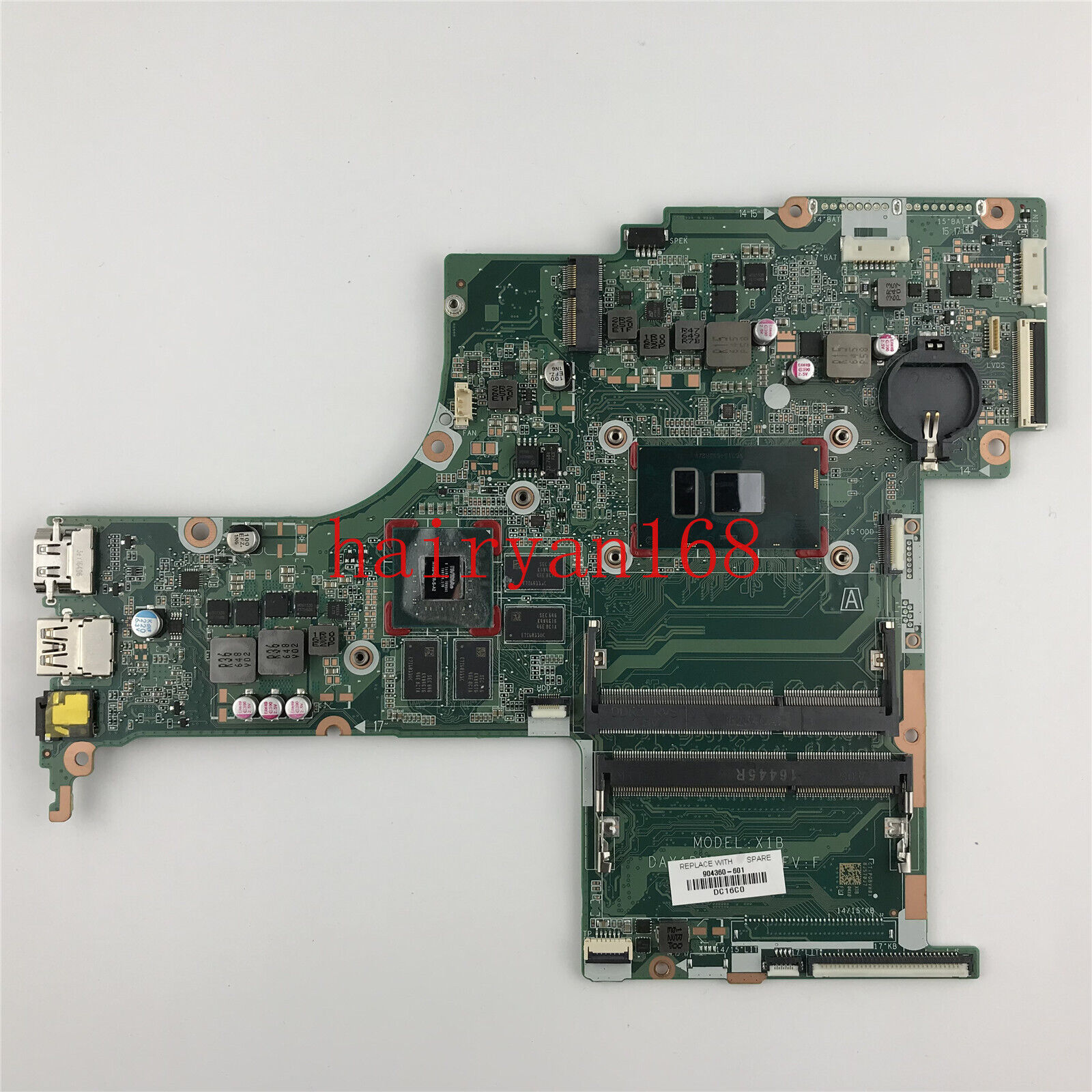 For HP ENVY 17-S 17T-S100 904360-601 940MX 4GB i7-7500 CPU laptop Motherboard