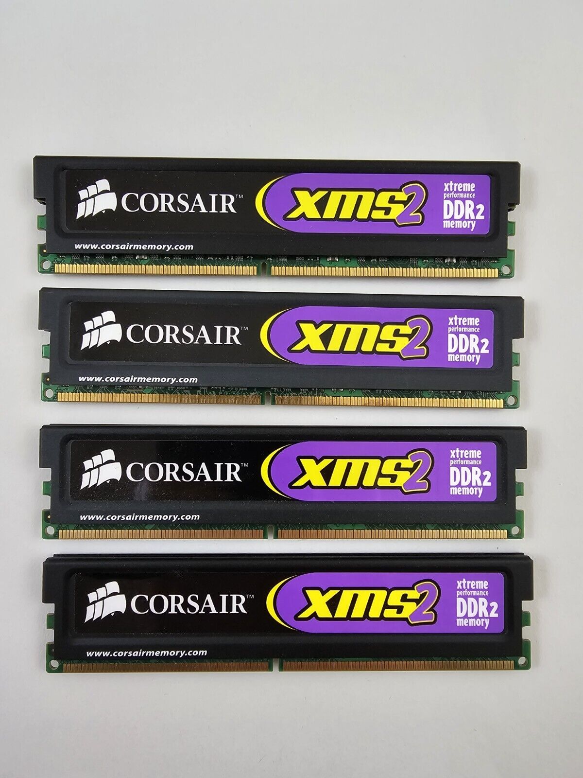 Corsair XMS2 PC2-6400 8GB 4x2GB DIMM DDR2 Desktop Memory RAM CM2X2048-6400C5