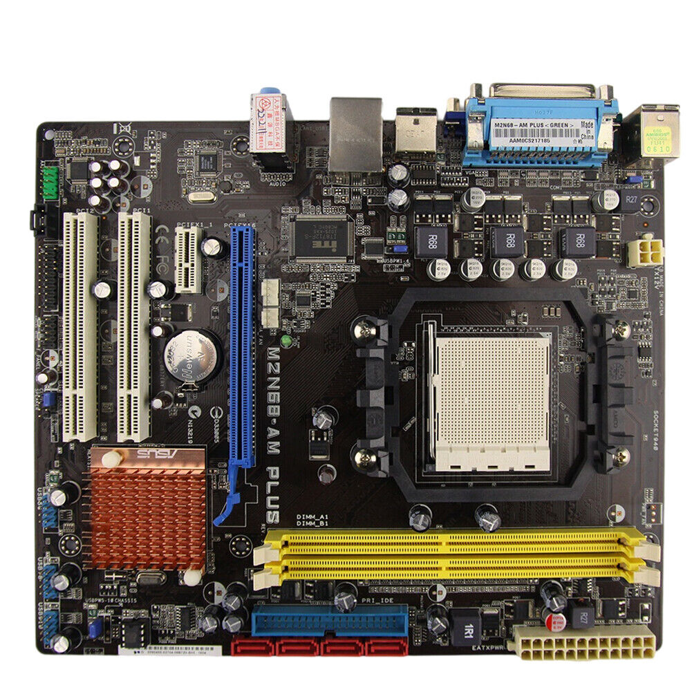 Socket AM2/AM2+ DDR2 Motherboard Used For ASUS M2N68-AM PLUS UATX