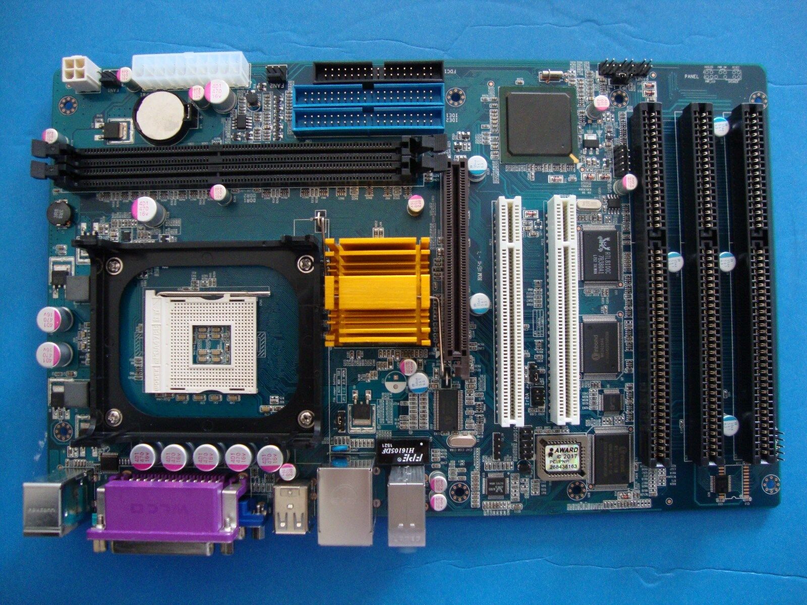 New Intel 845GV P4 Motherboard 3 ISA Slots Socket 478