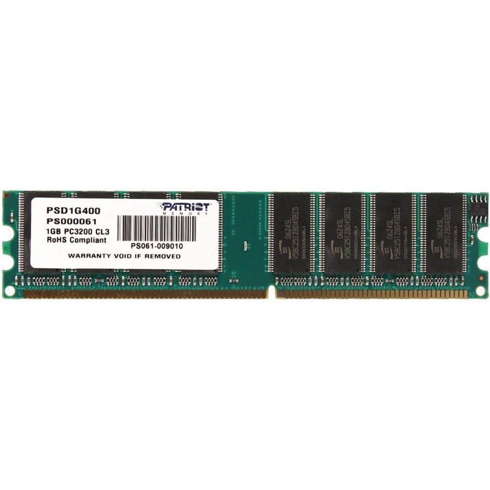 Patriot Ddr1 1gb 400mhz Pc3200 RAM Memory Module DDR Dimm Comput [Reconditioned