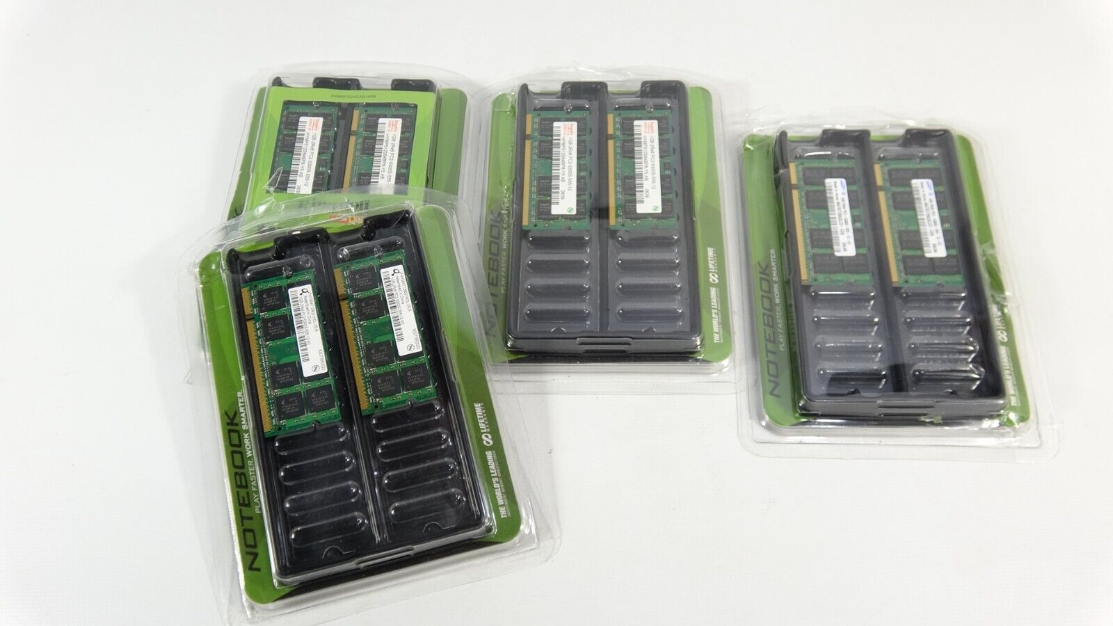 8 Vintage 1G Memory Cards for Laptop RAM DDR2? Samsung - Hynix