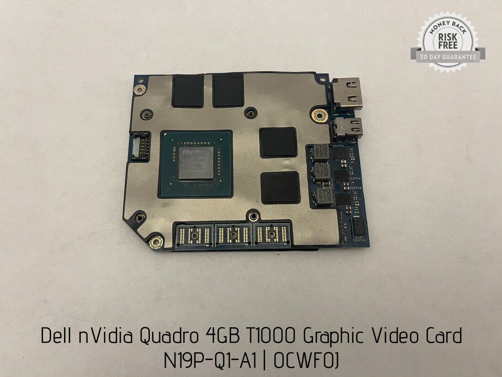 Dell nVidia Quadro 4GB T1000 Graphic Video Card, N19P-Q1-A1, 0CWF0J