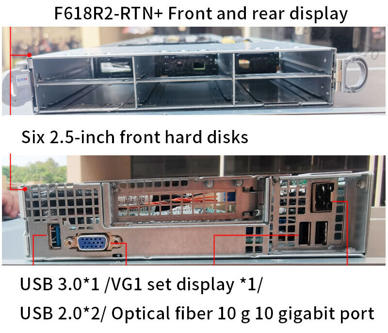 SuperMicro SYS-F618R2-RTN+X10DRFR-N 16X E5-2680V4 RAM256Gb 4x1620W blade server