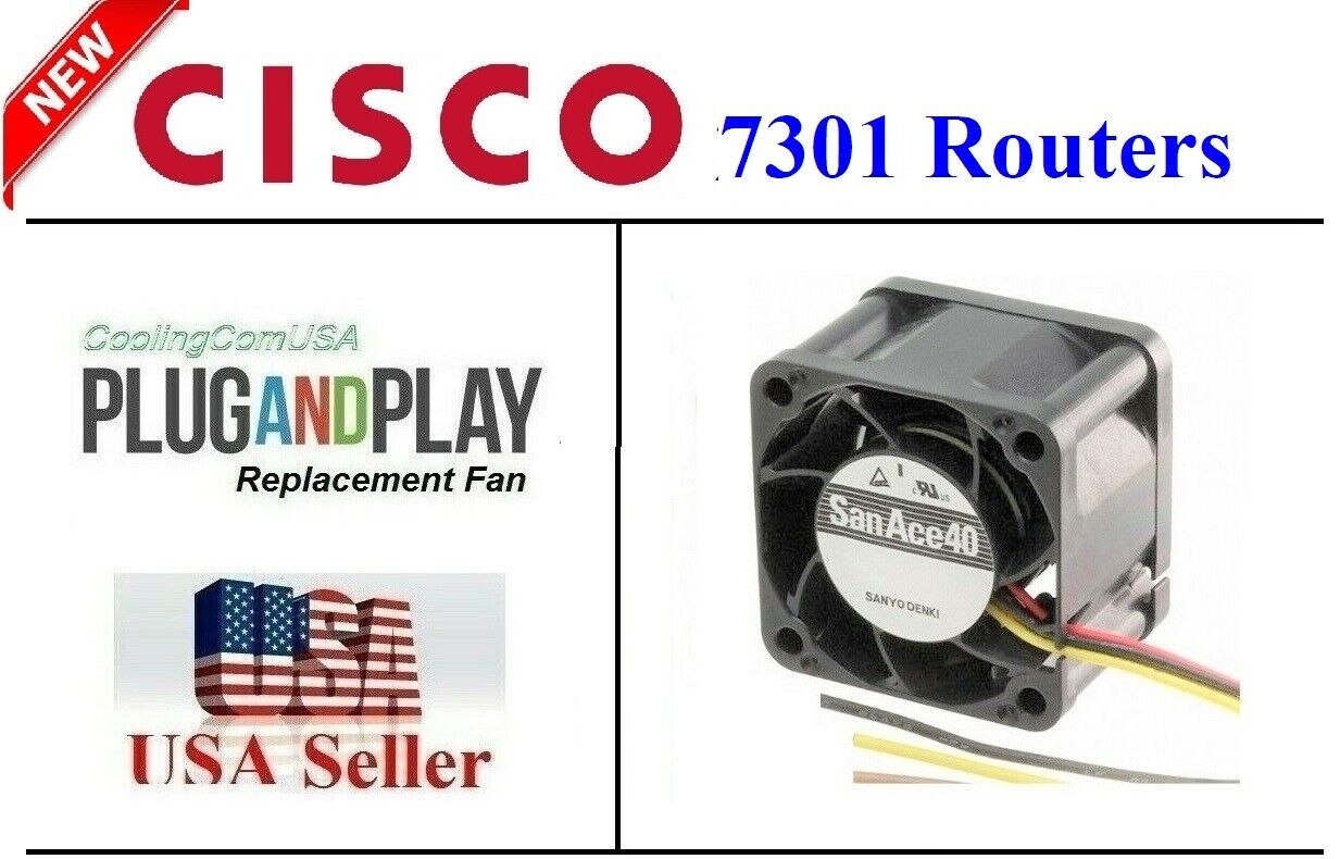 1x New Replacement Fan for Cisco 7301 Fan Cisco Routers.