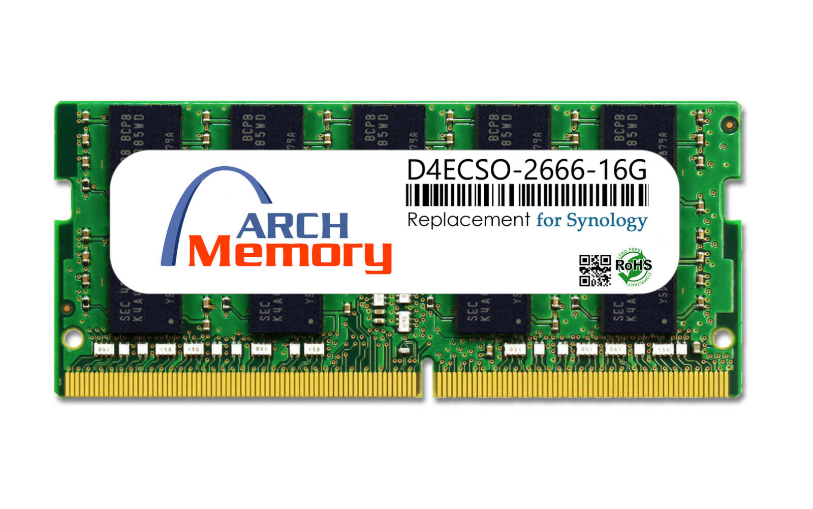 16GB D4ECSO-2666-16G DDR4-2666 260-Pin ECC Sodimm RAM for Synology NAS DS2419+