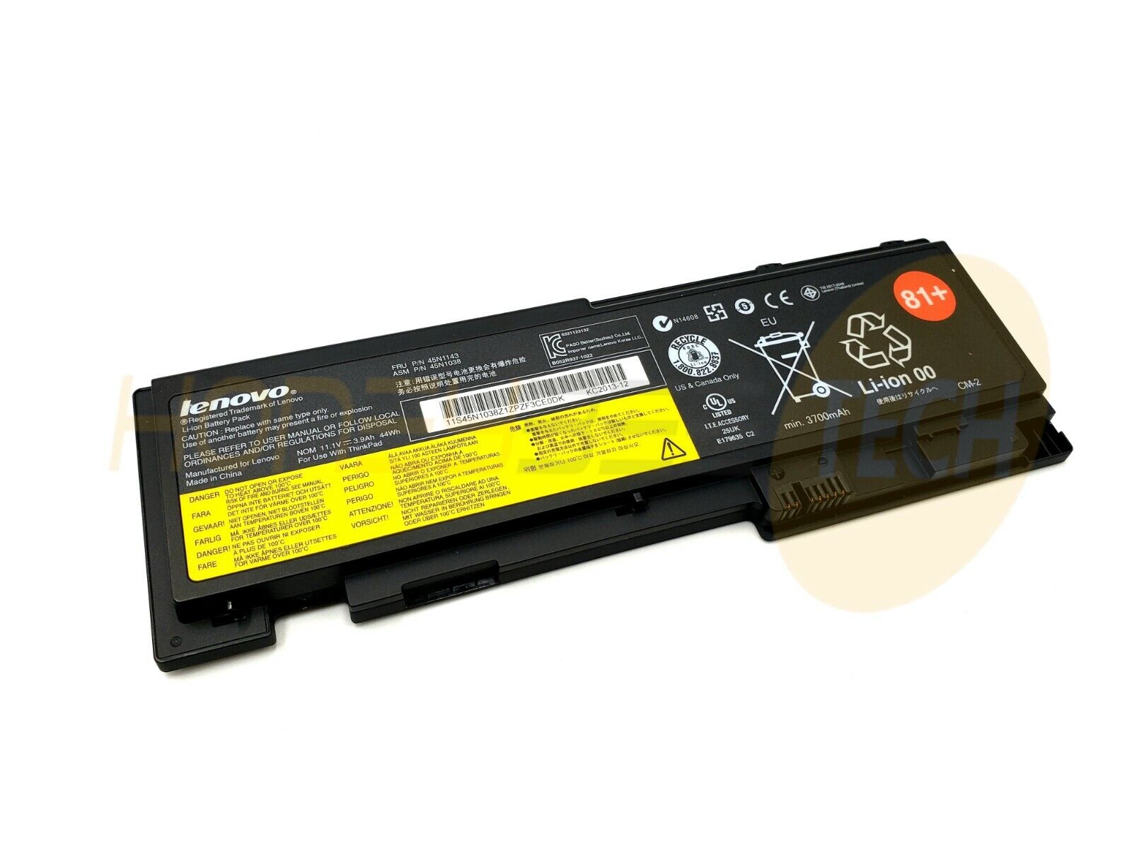 GENUINE LENOVO THINKPAD T430S T430Si T420Si T420S 6CELL BATTERY 45N1143 TESTED