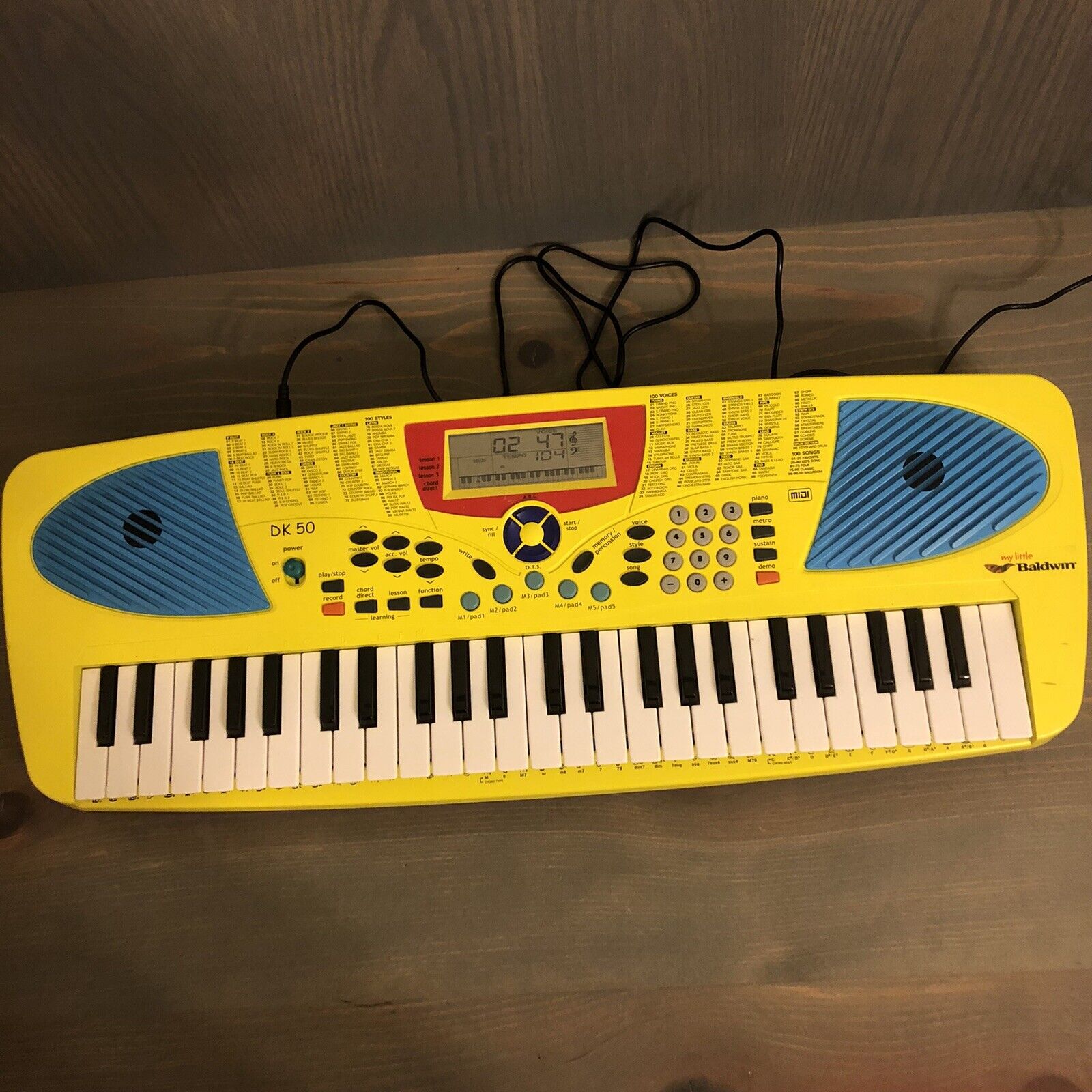 Baldwin DK 50 Portable Electronic Keyboard Awesome Sound