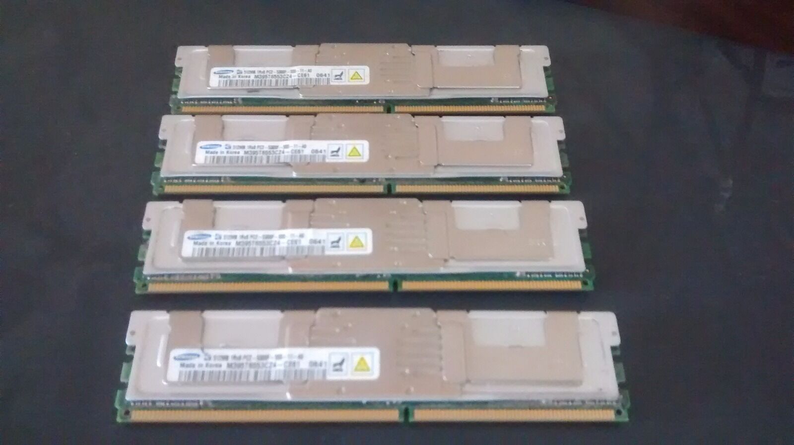 2GB (4 x 512MB) Samsung M395T6553CZ4-CE61 DDR2 667MHz PC2 5300F Server RAM