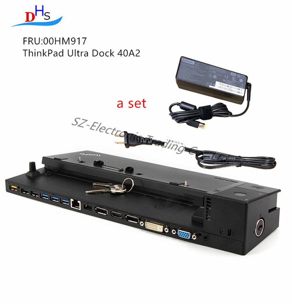 New For ThinkPad Ultra Dock X240s X250 X260 X270 40A2 Docking Station 00HM917 