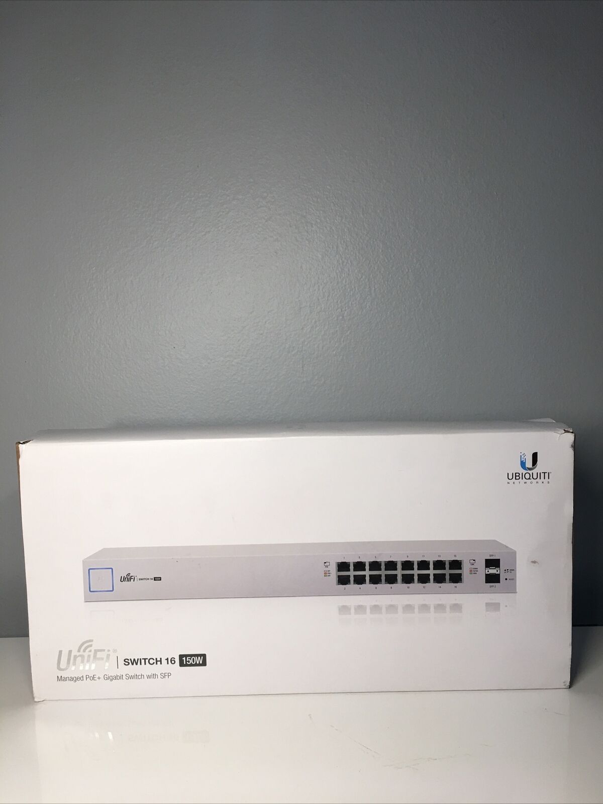Ubiquiti Networks UniFi Managed PoE+ 16-Port Gigabit Switch US-16-150W