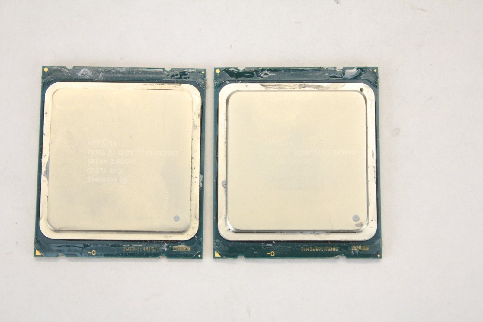 Lot of 2 Intel Xeon E5-2630 V2 2.6GHz 15MB/ 8GT/s SR1AM Socket LGA2011 CPU