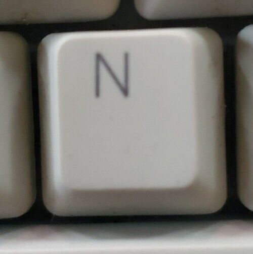 N Key Only For Micro Innovations Keyboard Replacement Part One Piece
