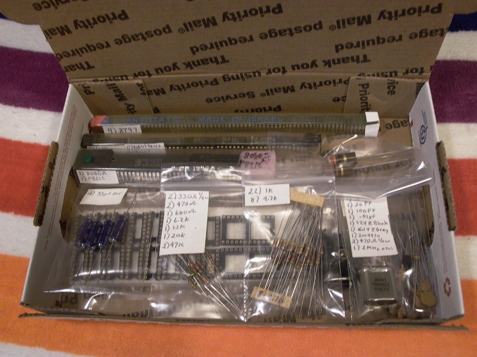 Altair MITS 8800 CPU parts kit IMSAI S100