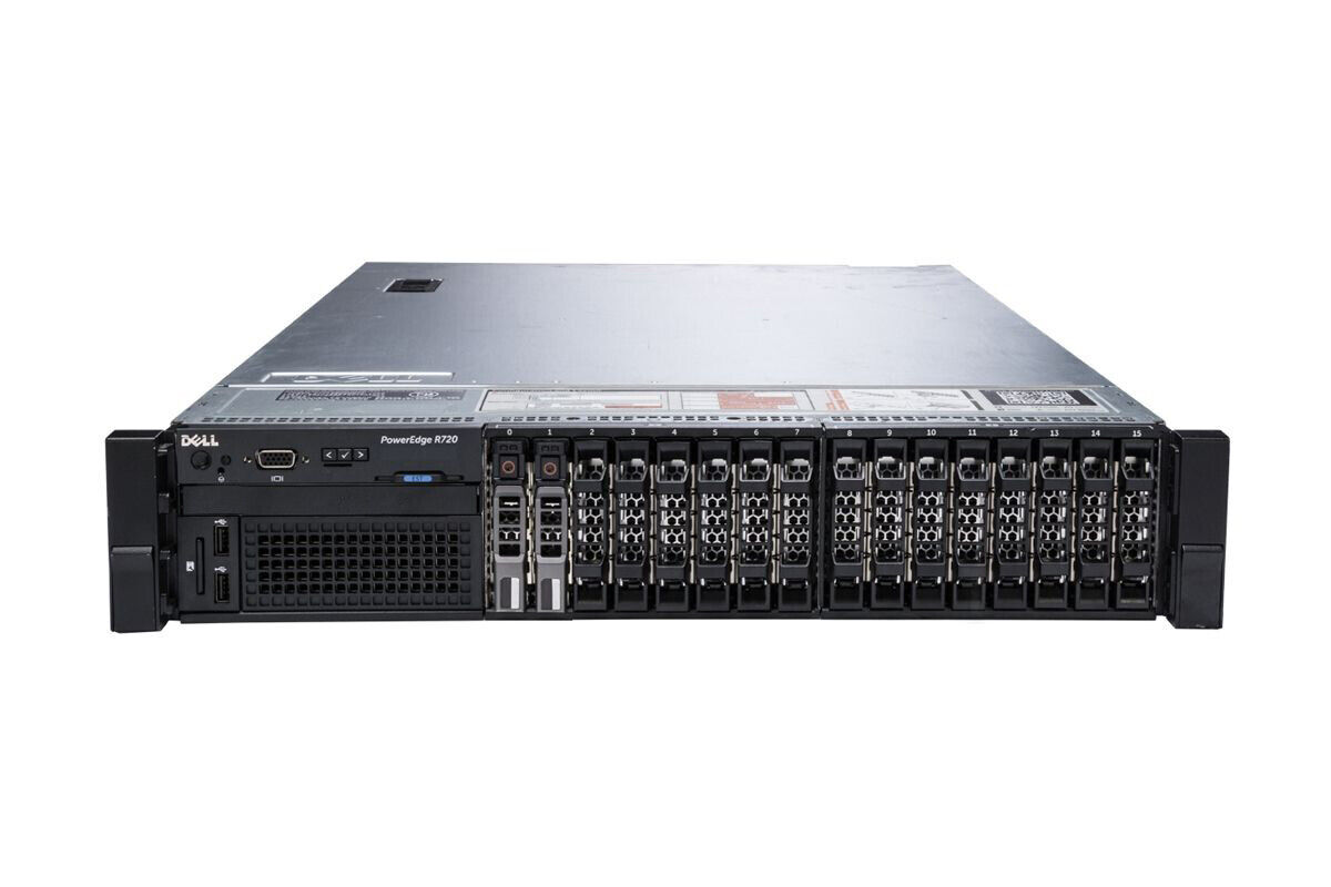 Dell PowerEdge R720 2x 10C E5-2660v2 2.20GHz 32GB Ram 2x 1TB 7.2K HDD 2U Server