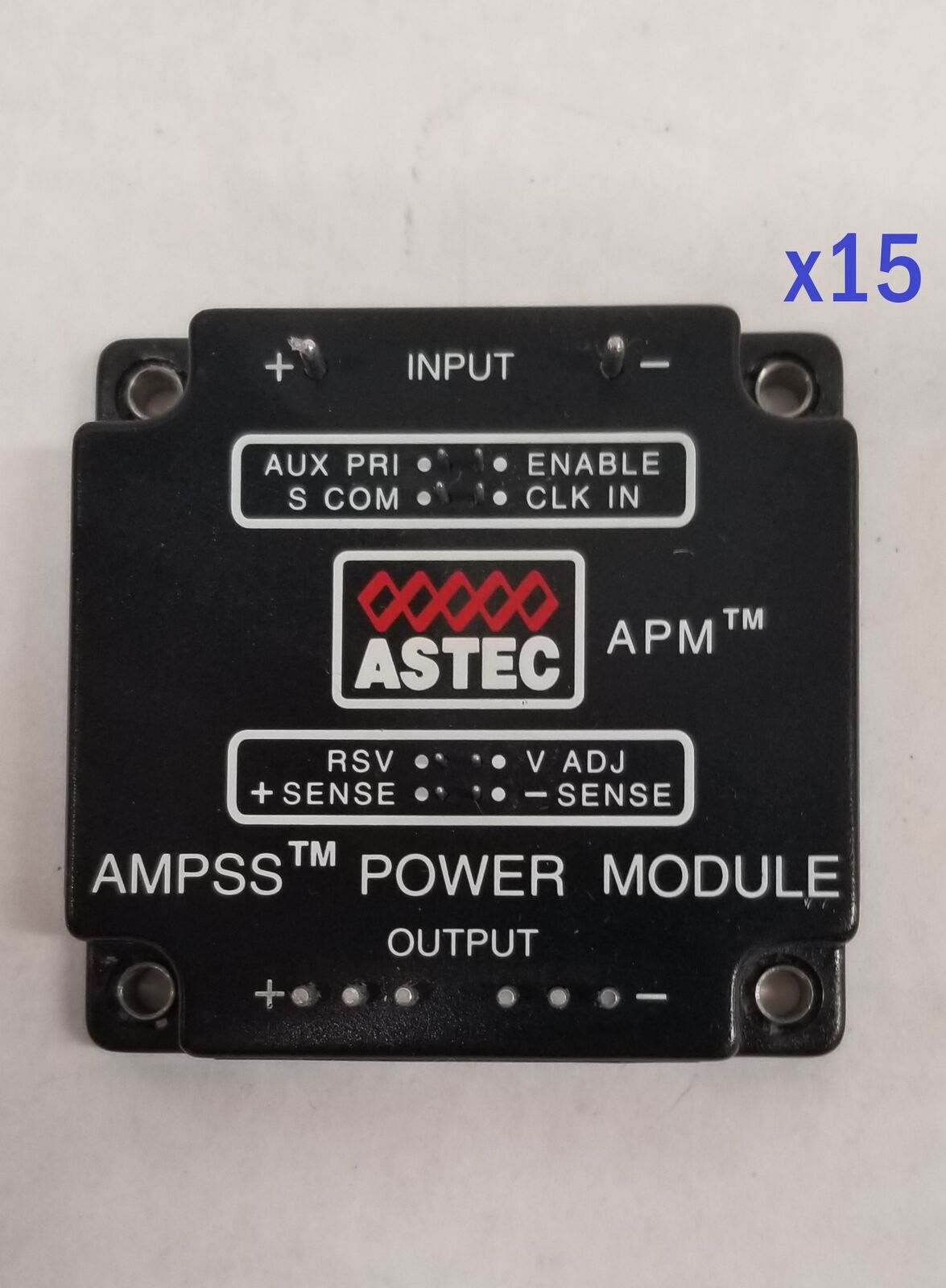 New Lot of 15 ASTEC AK60A-048L-050F20 100W 5VDC 48V DC AMPSS Power Module Supply