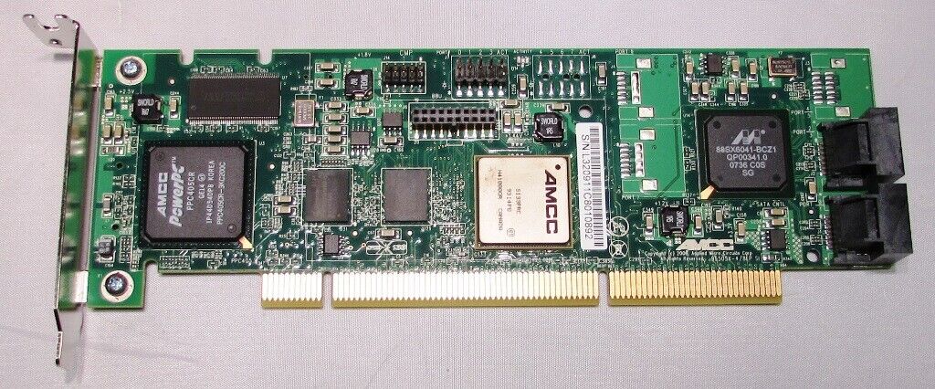 AMCC 3WARE 9550SXU-4LP PCI 64BIT SATA RAID CONTROLLER 700-3189-05 B - NEW 