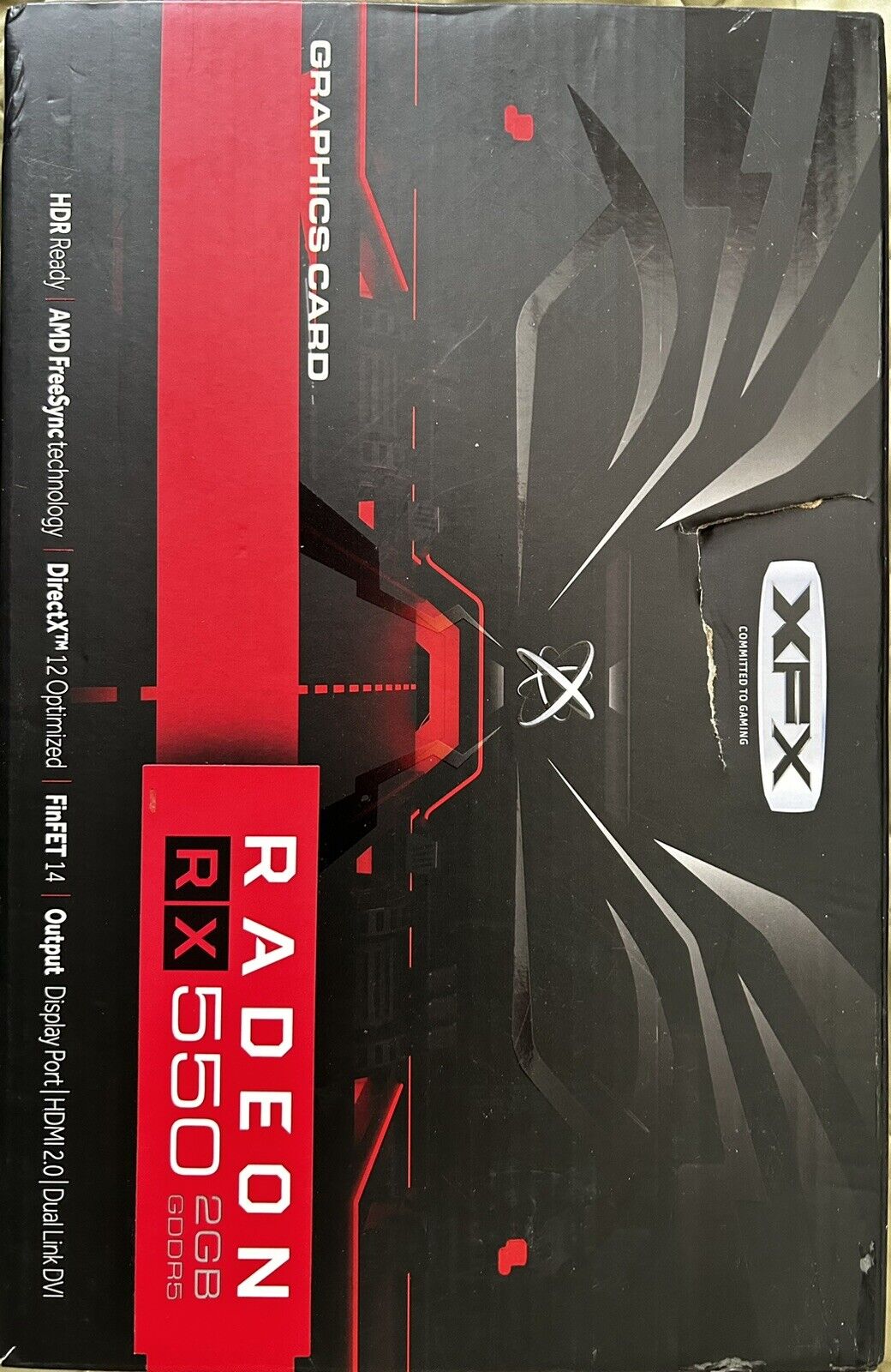 XFX AMD Radeon RX 550 2GB GDDR5 PCI Express 3.0 Graphics Card (RX550P2DFGR )