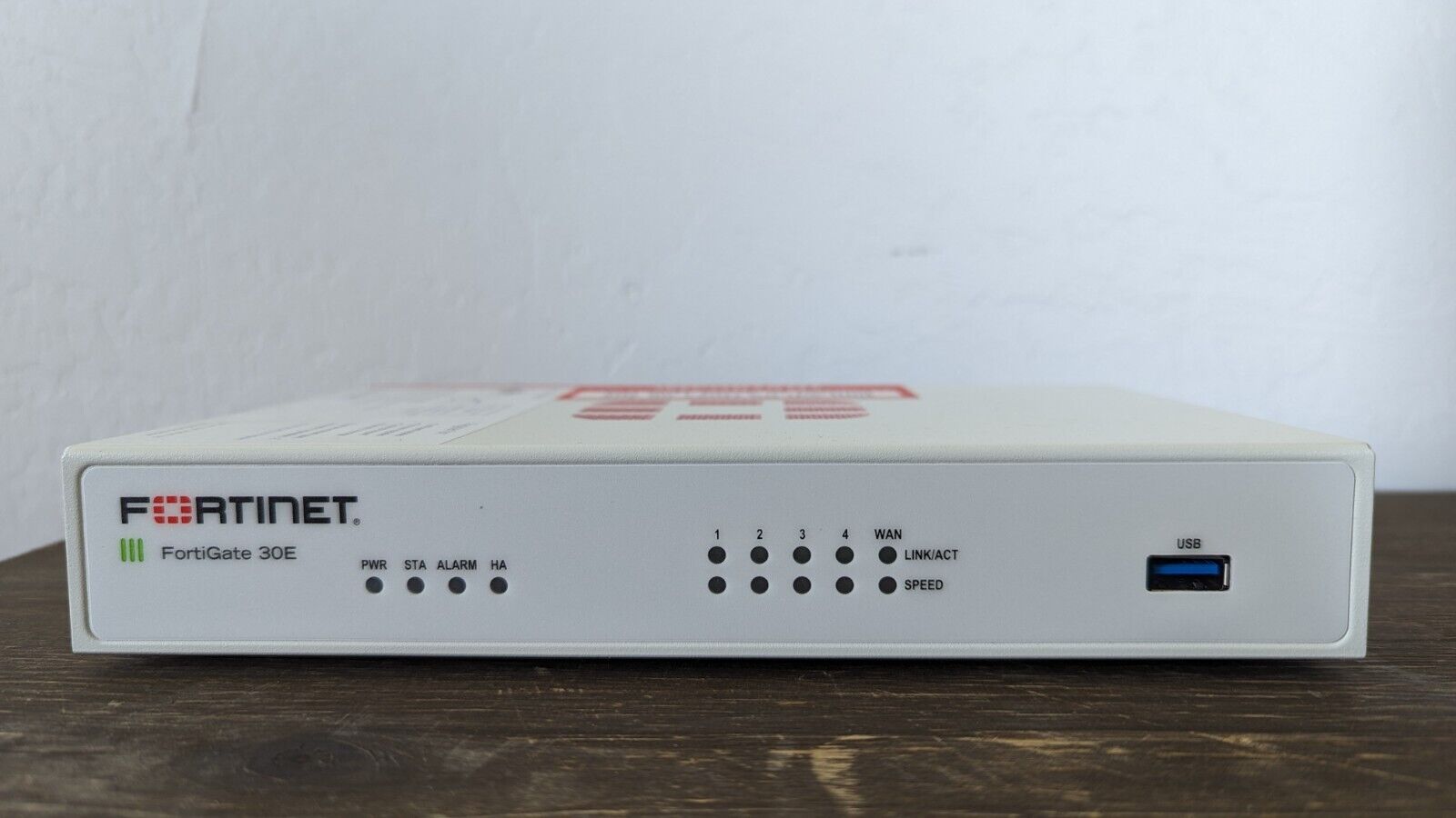 Fortinet Fortigate 30E Firewall with Adapter Firewall No Entitlement - Used