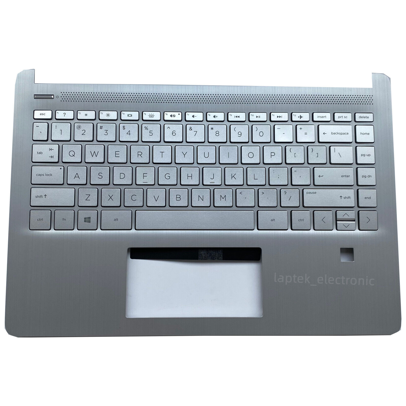 For HP 14-DQ 14T-DQ 14Z-FQ Palmrest Case W/ Backlit Keyboard L61507-001 Silver