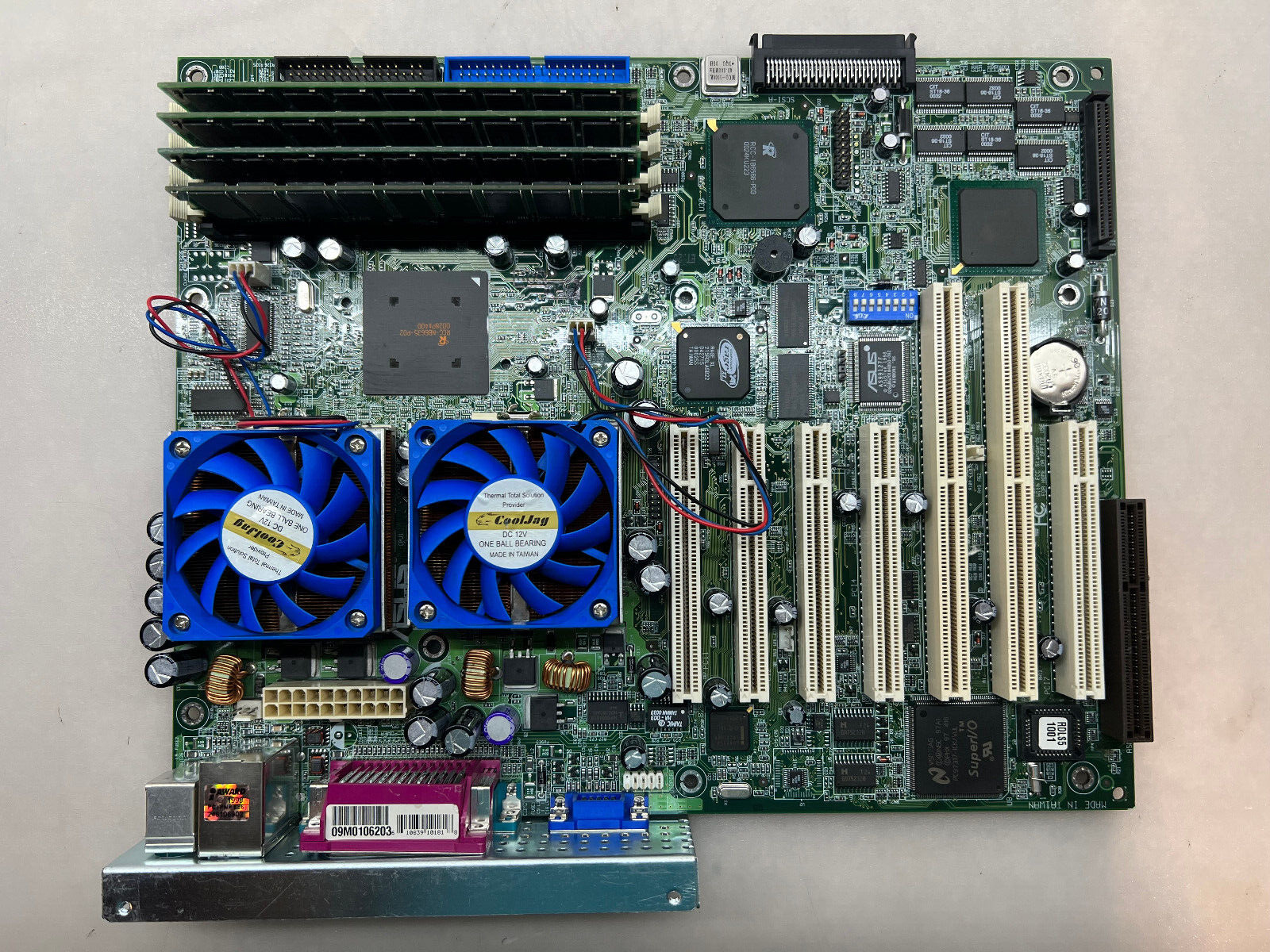 Asus CUR-DLS Dual Pentium III 933GB 133FSB Motherboard with 1GB RAM