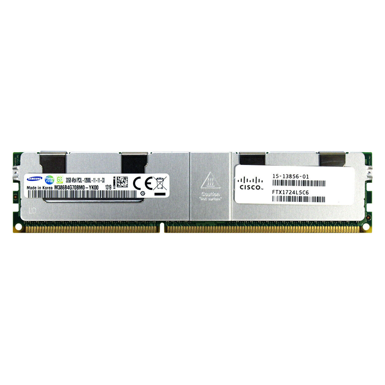 Cisco 32GB PC3-12800 ECC LRDIMM UCS-ML-1X324RY-A 15-13856-01 Server Memory RAM