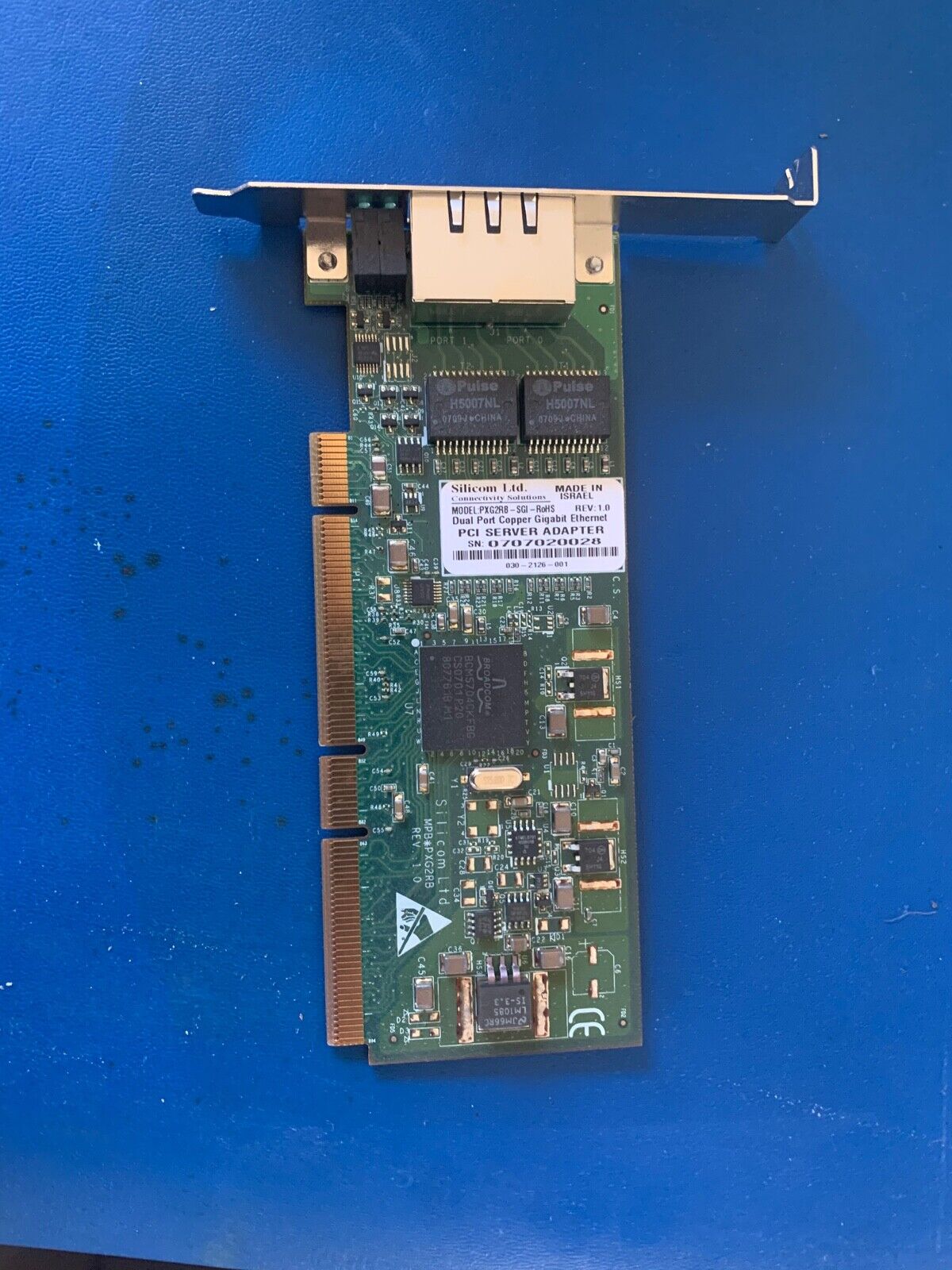 SGI PCIXR-GENET-C-2P-Z (Silicom PXG2-SGI) Dual Port Gigabit Ethernet card