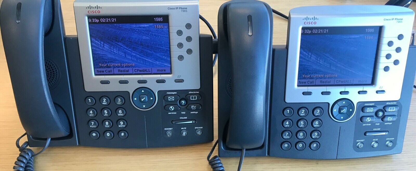 TWO ( 2 ) Cisco 7965 VOIP Phone