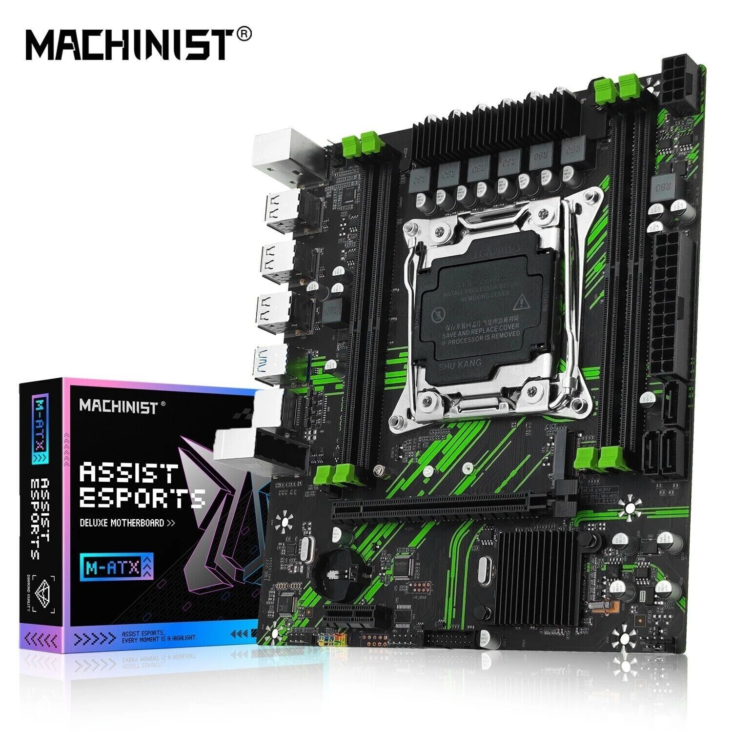 MACHINIST X99 PR9 X99 Motherboard Support LGA 2011-3 Intel Xeon E5 V3&V4 CPU DDR