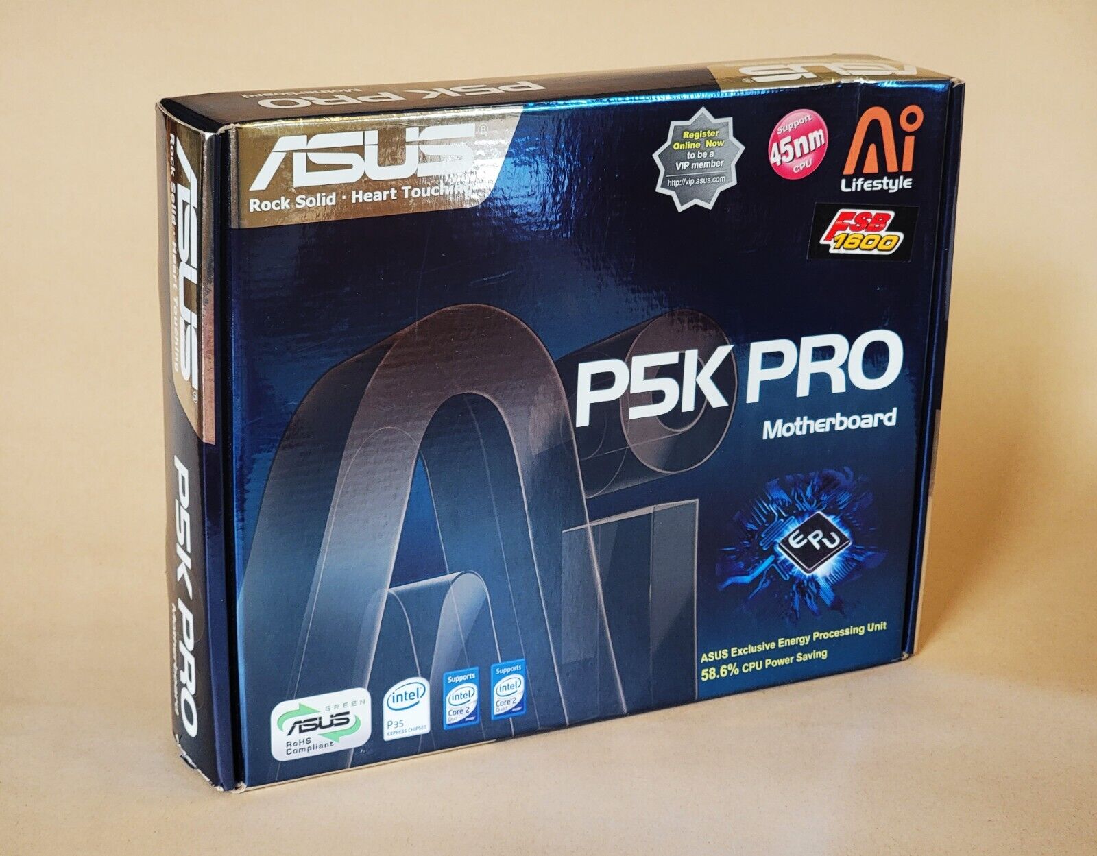 ASUS P5K Pro Motherboard - BRAND NEW IN BOX