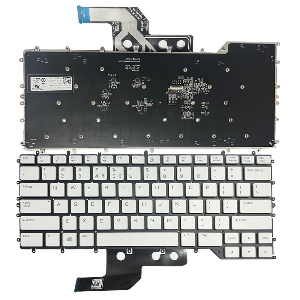 0TJ1NP RGB UI Keyboard Backlight white for Dell Alienware M15 R2 R3 R4 TB