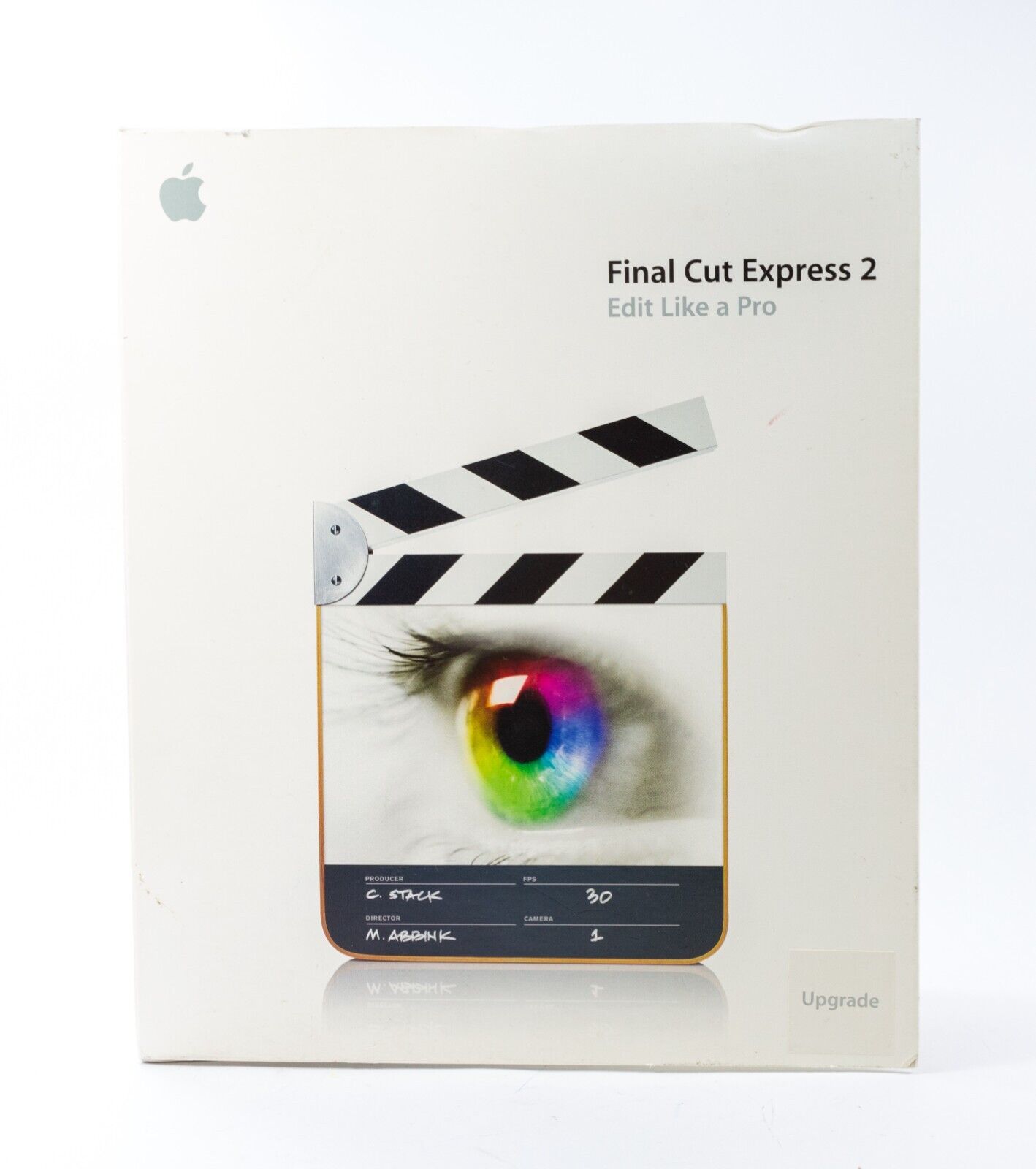 Vintage Apple Final Cut Express 2 Upgrade Software Mac OS X 10.2.5 & Box Manuals