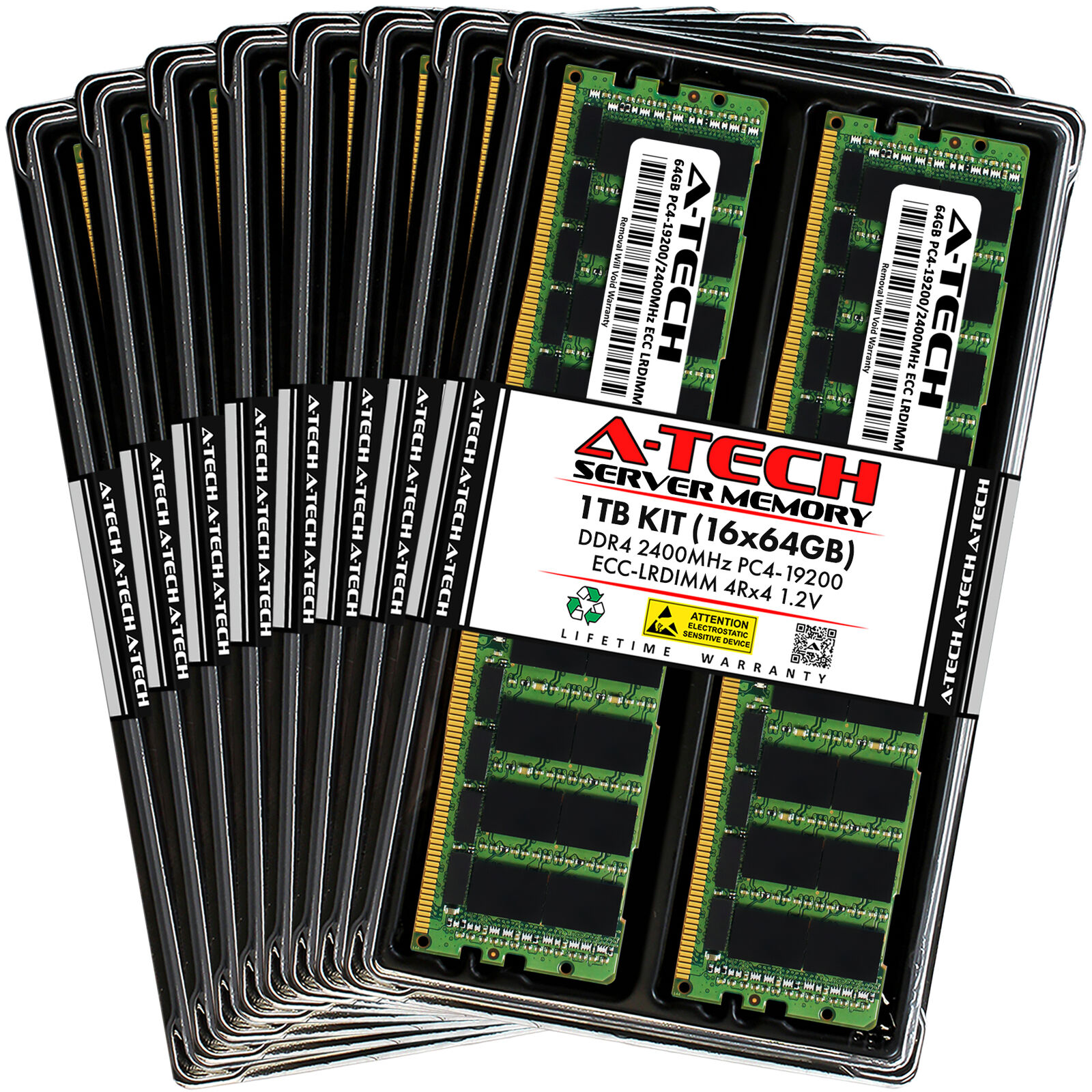1TB 16x 64GB PC4-2400 LRDIMM ASUS Z10PE-D16/4L Z10PP-D24 Z10PR-D16 Memory RAM
