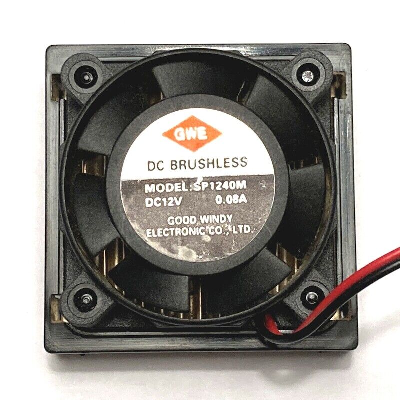 GWE DC Brushless SP1240M 40mm Fan and Heatsink DC12V 0.8A Good Windy Electronic