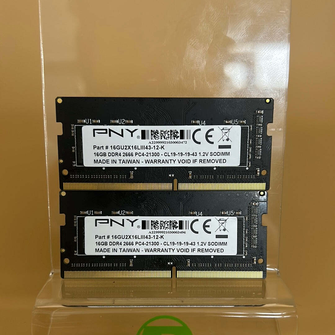 PNY Performance 32GB (2x16GB) DDR4 2666MHz 16GU2X16LIII433-12-K