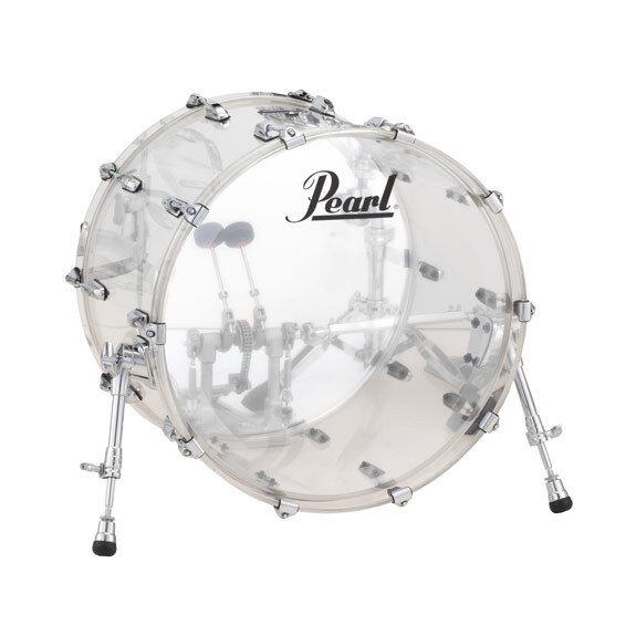 Pearl Crystal Beat Acrylic Bass Drum 22x16 Ultra Clear - CRB2216BX/C730