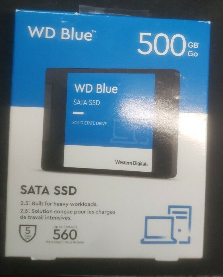 WD - Blue 500GB Internal SATA Solid State Drive
